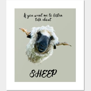 Talk About Sheep, Valais Blacknose Posters and Art